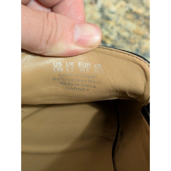 Franco Sarto Carolynn Lug Sole Loafer with Tassel Women's 8.5 M Black Leather - Picture 7 of 7